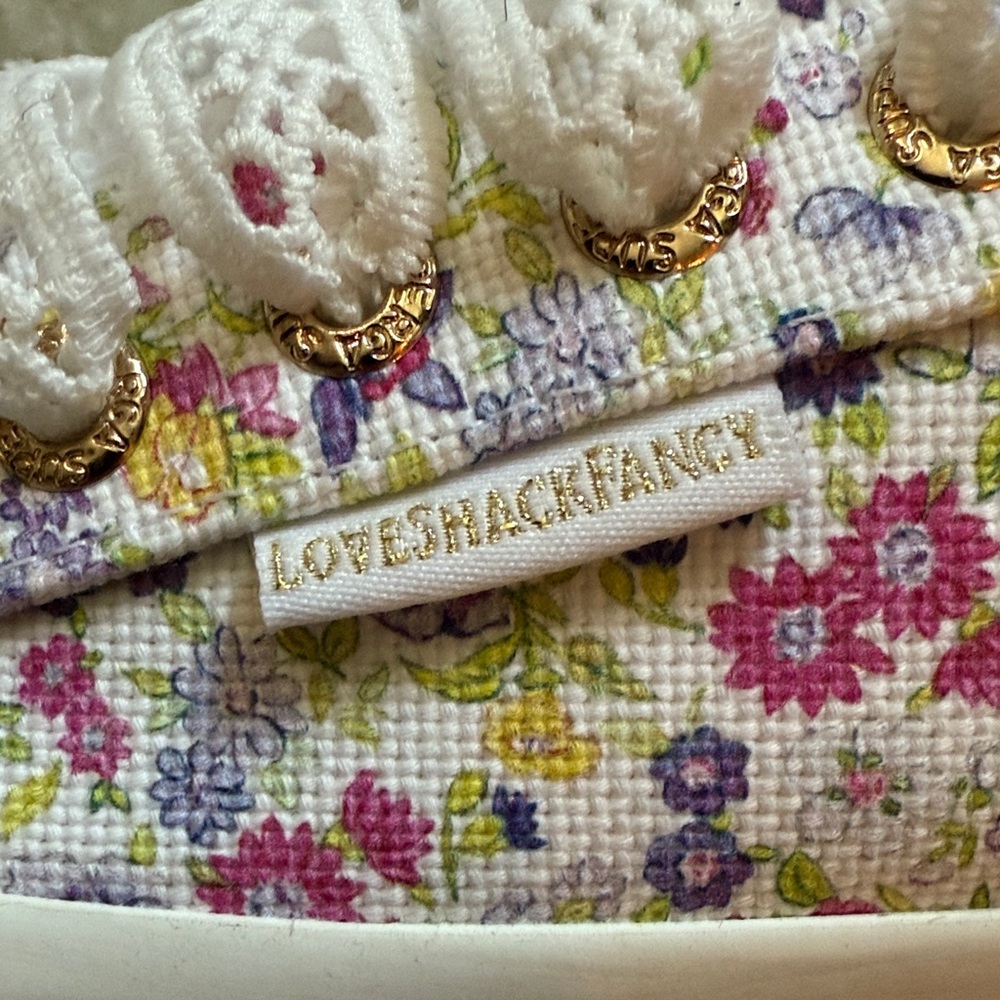Superga x LoveShackFancy Pink Floral Sneakers - Picture 7 of 10